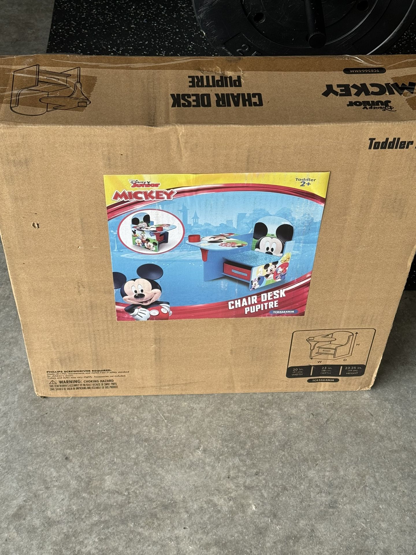 Mickey Mouse Chair Desk 