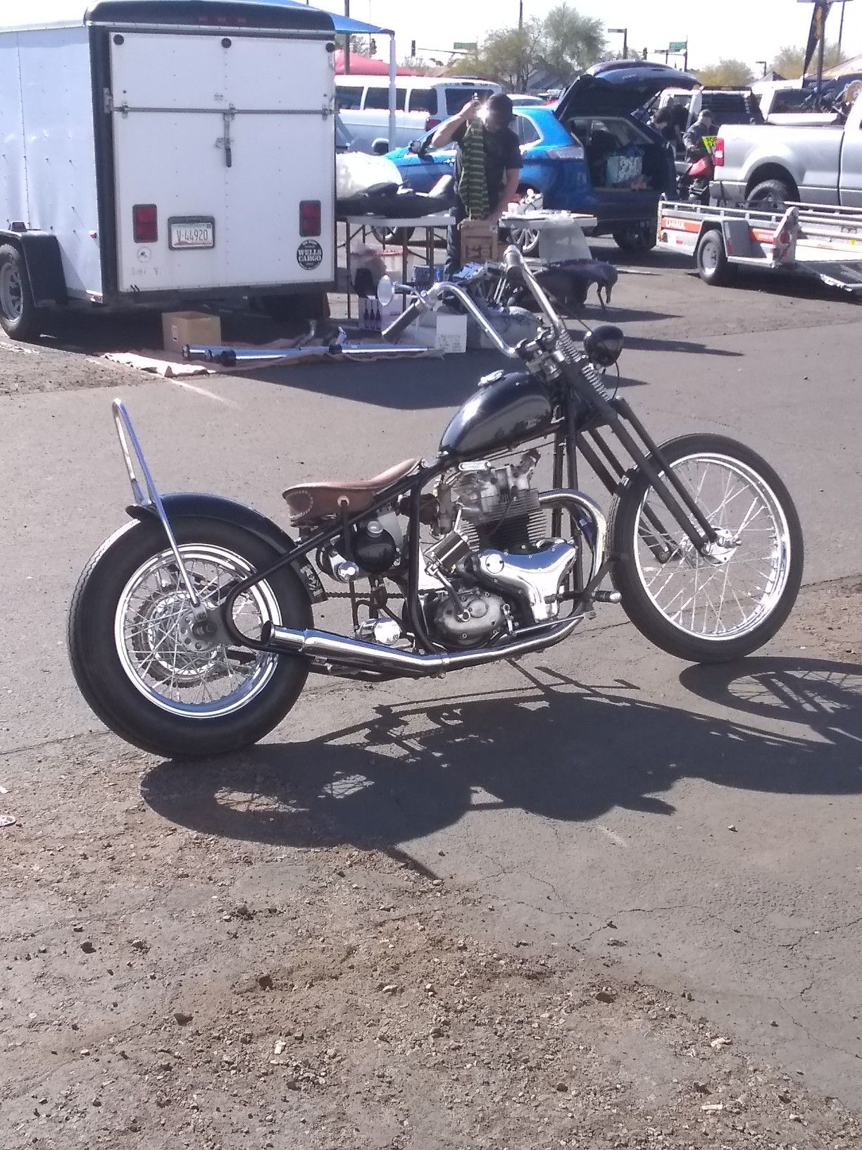 Bobber bsa 10 1958. 650 cc. I can trade for work truck or van