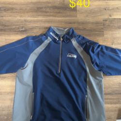 vintage seahawks zip up