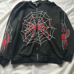 spider theme zip up