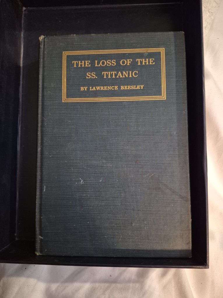RARE BOOK (Loss Of The S.S Titanic [1912]    By Richard Beesley