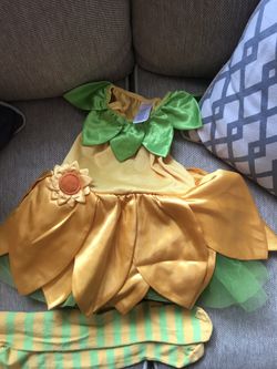 Sunflower costume size 18-24 months