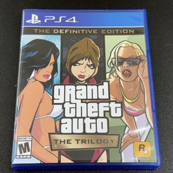 Grand Theft Auto Trilogy For Playstation 4
