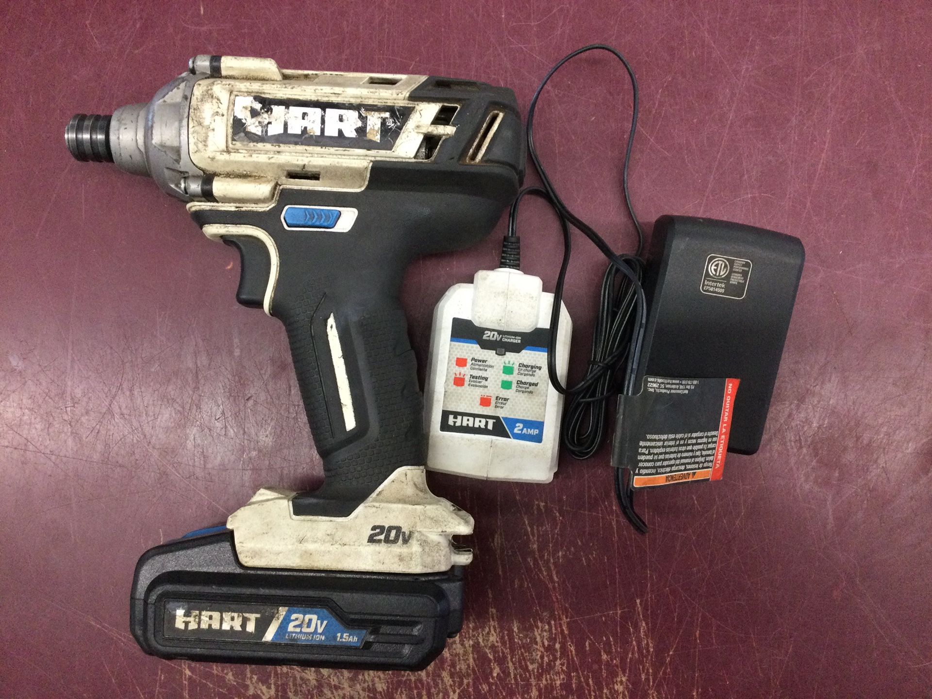 20V CORDLESS HART IMPACT DRIVER KIT