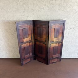 One Solid Wood Room Divider