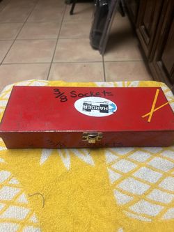 utility or socket set tool box