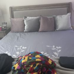 Ashley Furniture King Sized Bed with Storage Drawers