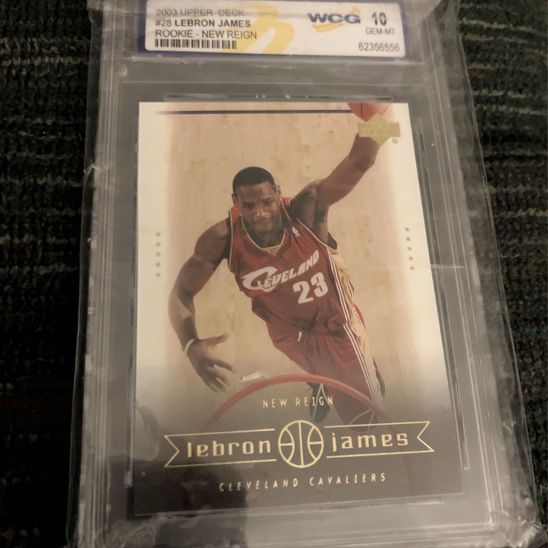 2003 UD Lebron James WCG 10 RC Mint