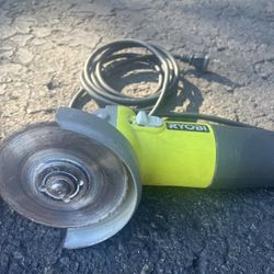  Ryobi 5.5 Amp Corded 4-1/2 in. Angle Grinder