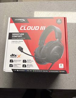 Gaming headset hyper x cloud 3 wired