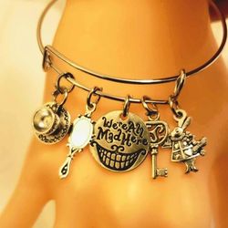 Alice In Wonderland Charm Bracelet 