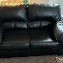 Leather Sofa And Love Seat