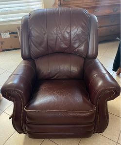 Leather Manual Chair Recliner