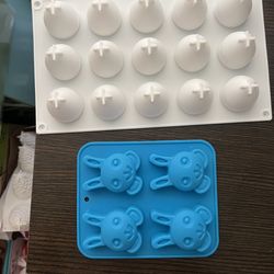 Plastic molds for cake, or chocolate - Easter Designs