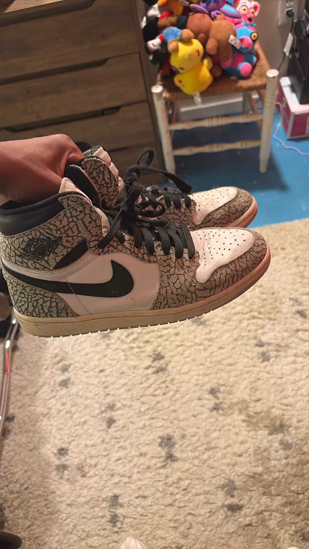 Jordan 1 White cement (CHEAP)