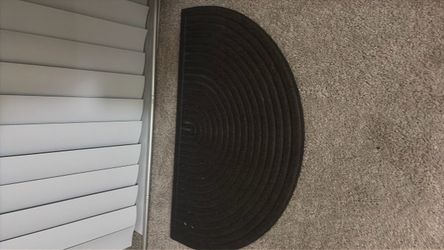 Door mat new arched brown tags attached