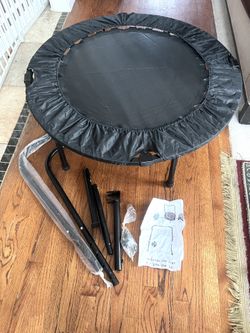 New 40” Exercise Trampoline With Handle.