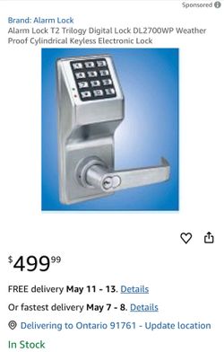 Trilogy keypad door lever