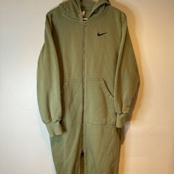 Nike Womens Phoenix Fleece Lined Long Full Zip Hoodie Sweatshirt Coat Sz S