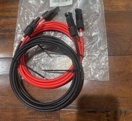 New 15FT Solar Panel Extension Cable MC4 Connectors 12AWG 12x2-US New in Package Description: Up for sale is a brand new HQST 15-foot solar extension 