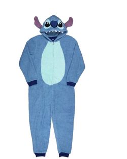 Disney Stitch Plush Hooded One-Piece Pajama