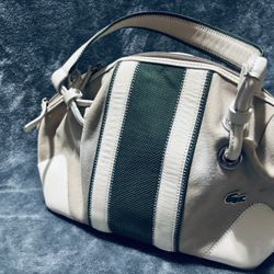 Green Lacoste Purse