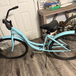 24" Kent Bicycles Girl's Seachange Beach Cruiser Bicycle, Mint Green