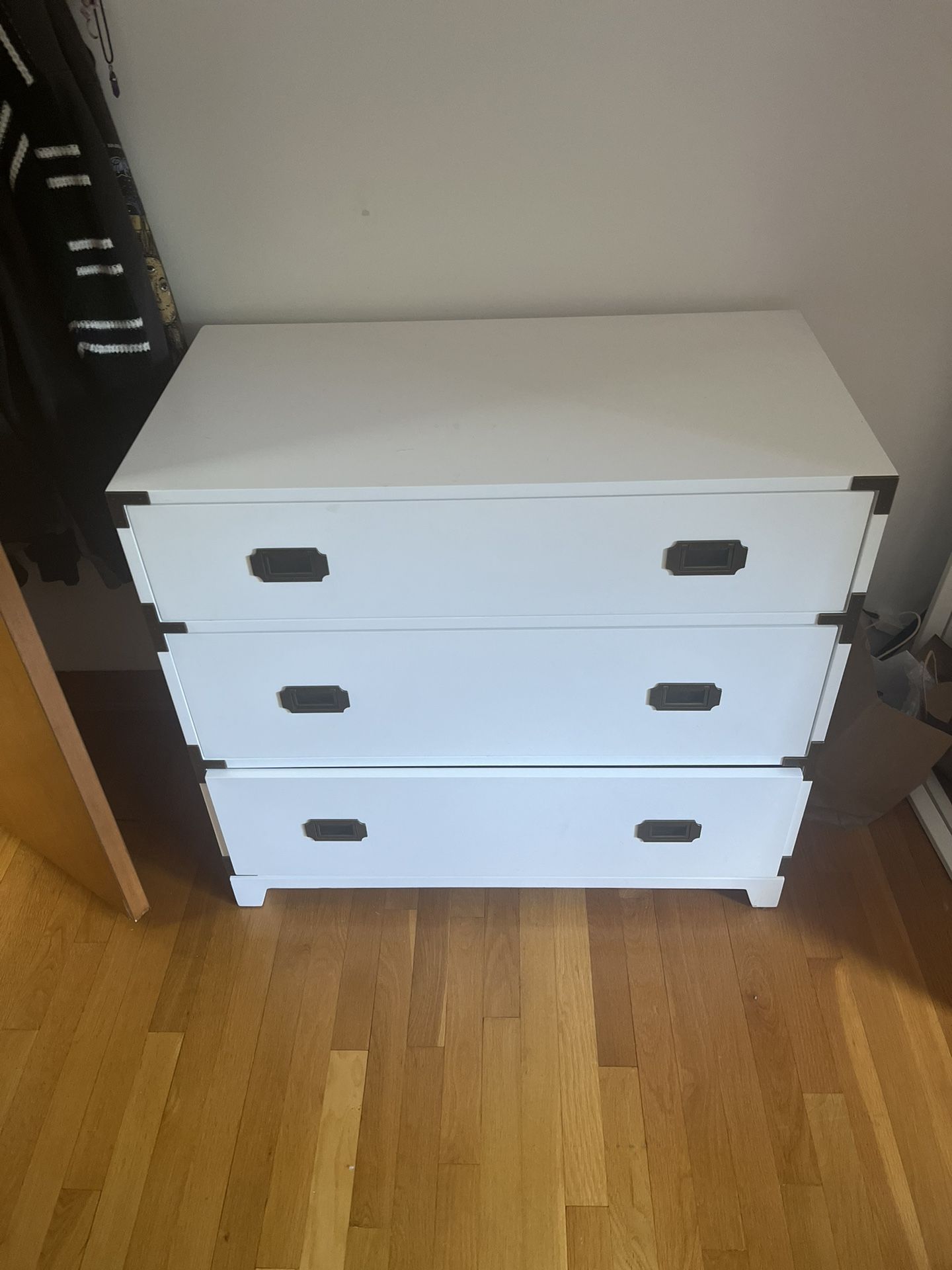 Pottery Barn Kids White Dresser and Desk