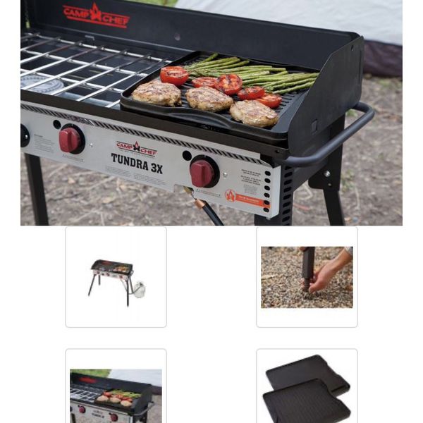 Camp Chef 3 Burner Tundra 3x With Grill Box for Sale in Mesa, AZ - OfferUp