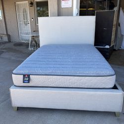 Queen Size Bed Frame And Mattress 