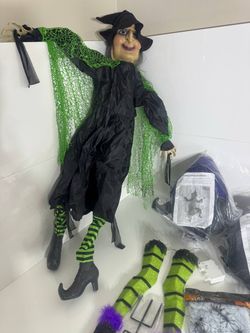 Halloween Decorations Bundle – Witches, Tombstones & Spooky Decor