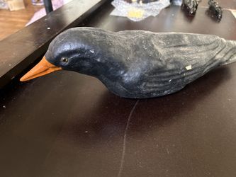 Halloween Paper Mache Crow Halloween