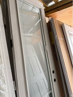 Exterior Door With Blind 30x96