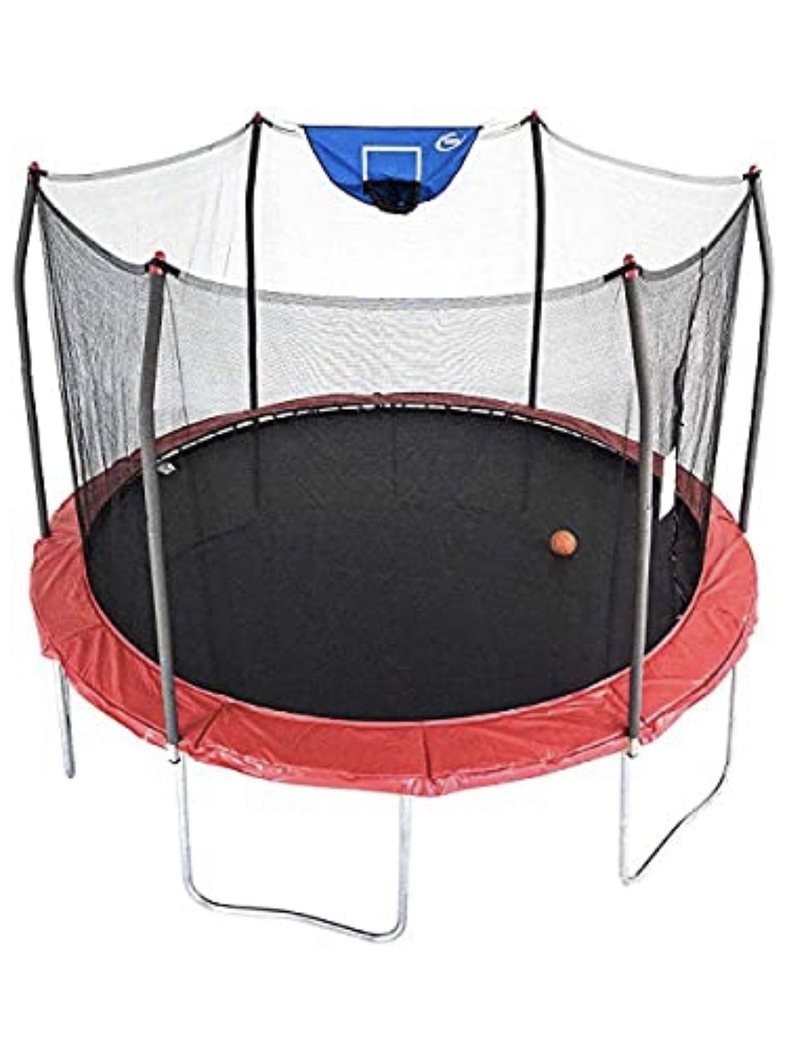 New! 12 Ft trampoline set with basketball hoop