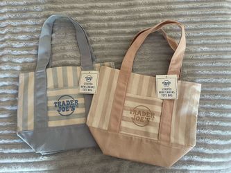 Trader Joe’s mini canvas tote bag