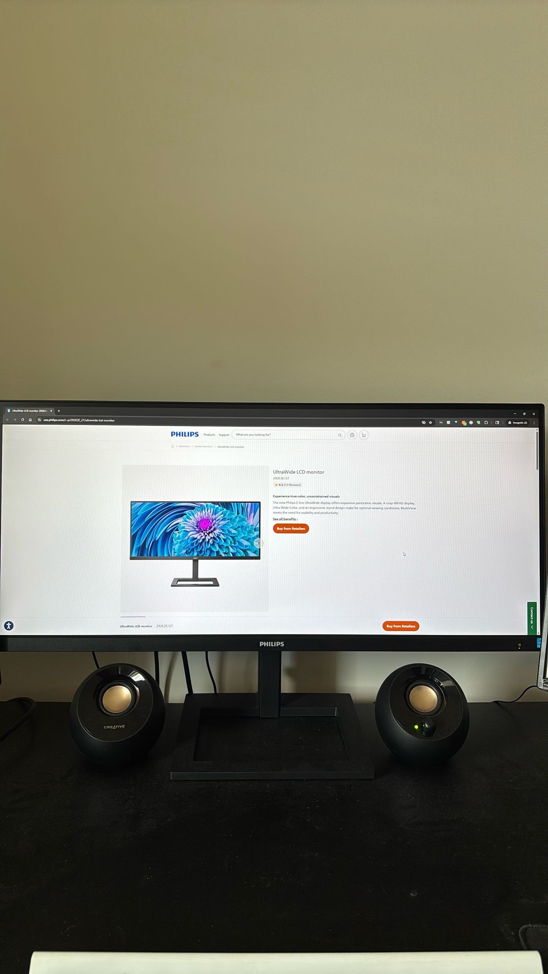 Philips Monitor 29in. UltraWide