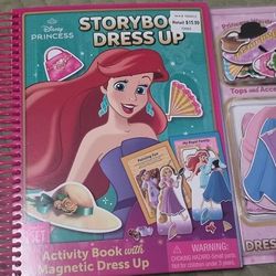 Activity Coloring Book And Magnetic Princess Dress Up 