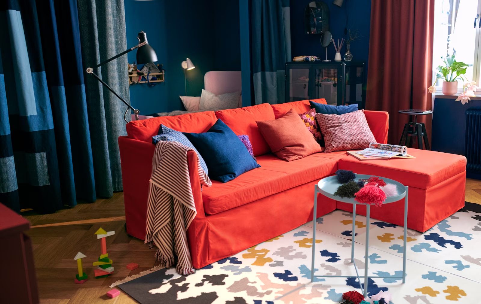 FREE PICK UP ONLY IKEA red Sofa Bed