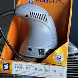 ProElite 6in Buffer Polisher  AC 120V, 0.4A, 3500rpm  Direct drive