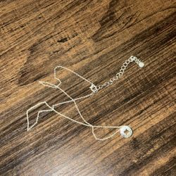 Compass Real Silver Necklace
