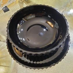 Bowl & Saucer - Ebony