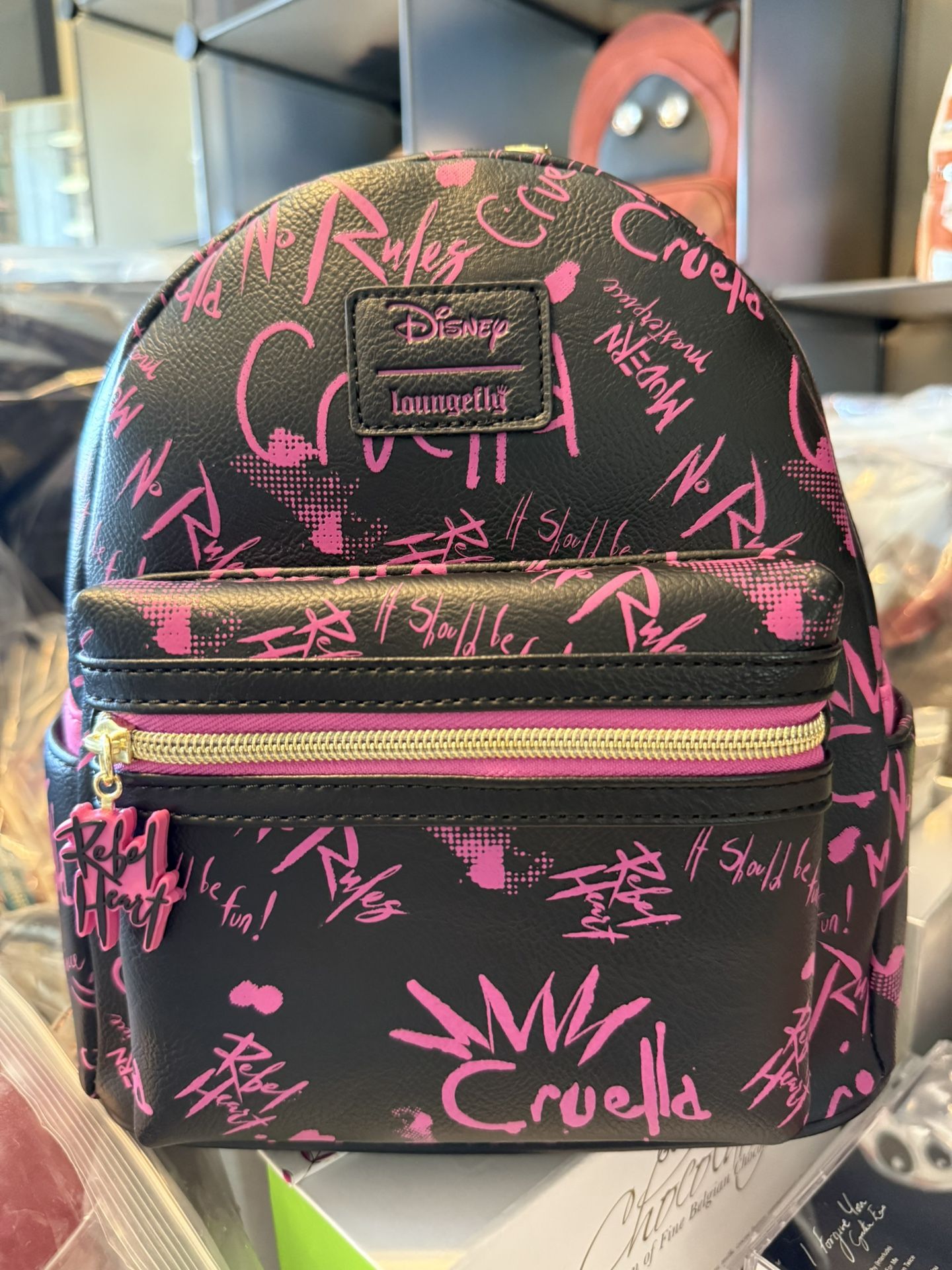 Disney’s Cruella Graffiti Entertainment Earth Mini Backpack