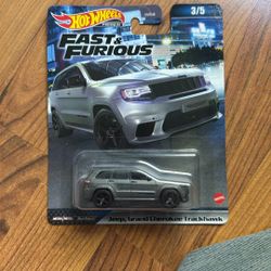 Mattel Hot Wheels Premium The Fast and Furious Jeep Grand Cherokee Trackhawk 