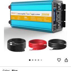 2000W Sump Pump Battery Backup,