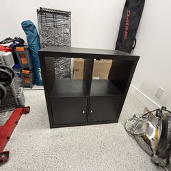 Bookcase with two closed doors