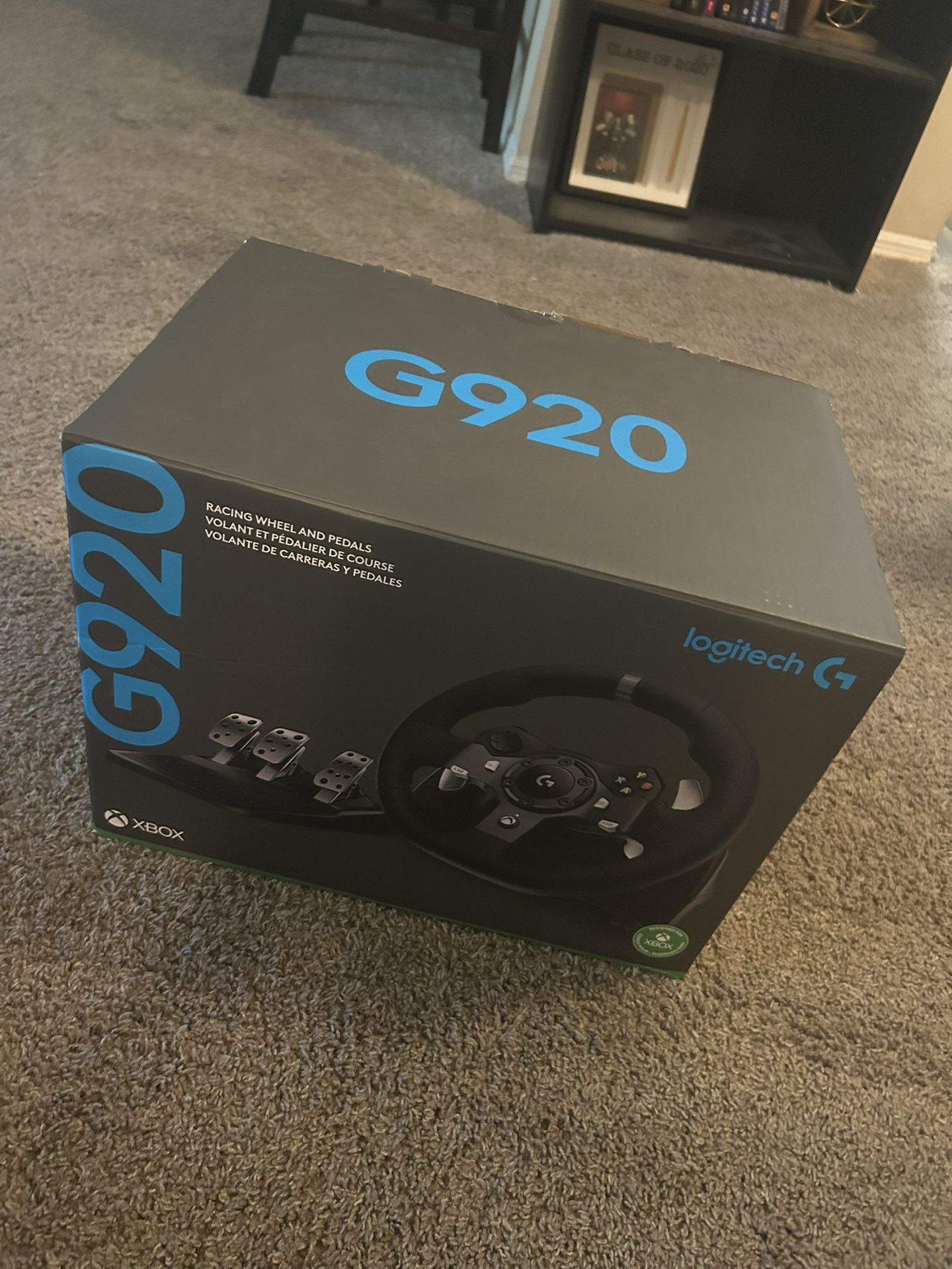 🔥 Today Deal Logitech Driving Force G920 Racing Wheel & Pedals Pc Xbox X S etc ...