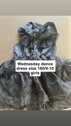 Wednesday Dance Dress Size 9-10 Girls 