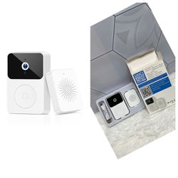 Video Doorbell, Doorbell Camera Wireless, Doorbell Wireless, Video Doorbell, Anti-Theft Doorbell, Wireless Doorbell, Night Vision, 2.4Ghz WiFi Only, S