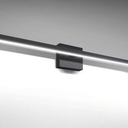 Volisun 31in LED Vanity Light Black With White Acrylic New 