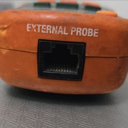 Extech brand Orange Handheld Meter with External Probe Port
